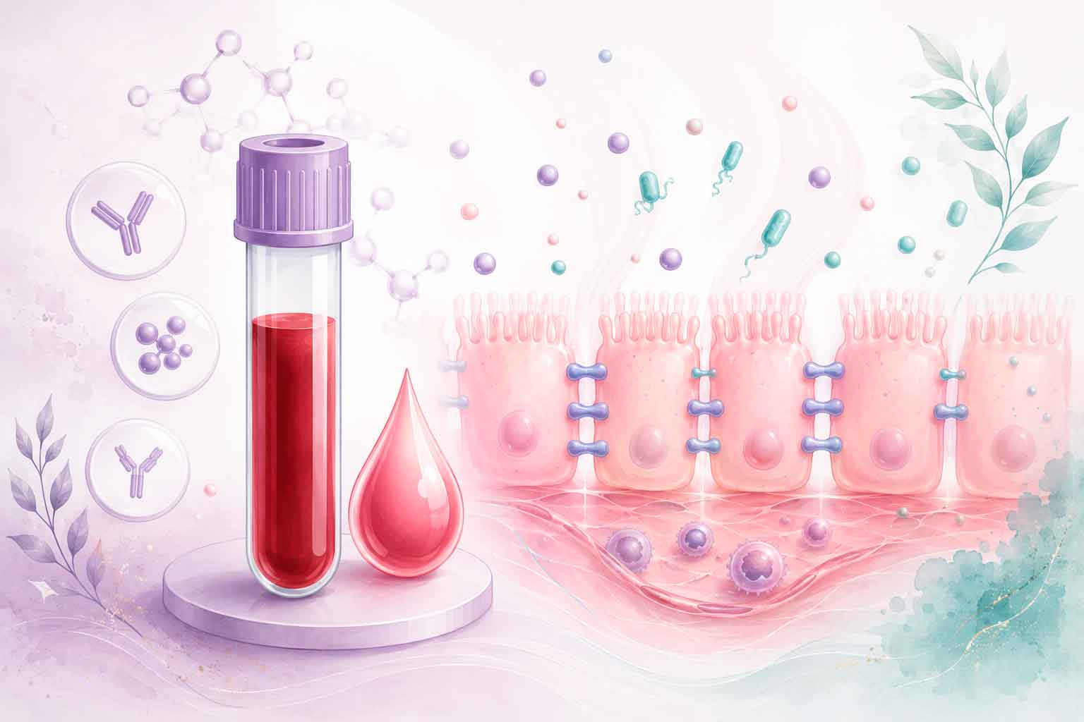 Marcadores en sangre y permeabilidad intestinal