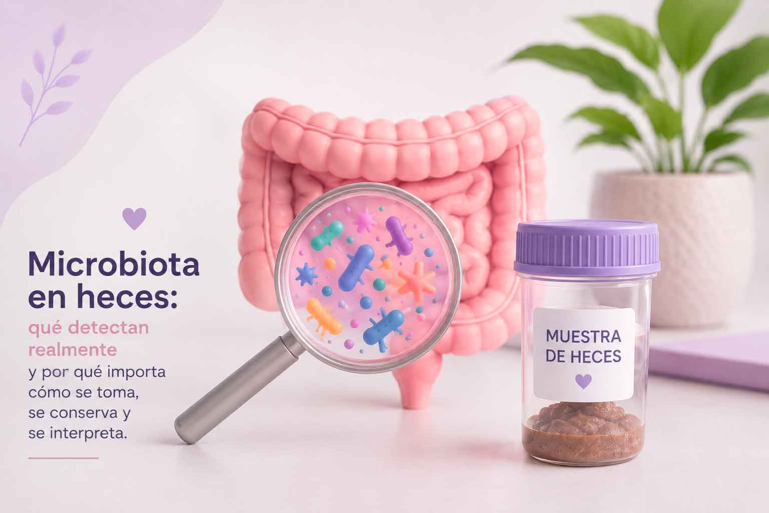 Exámenes de microbiota en heces